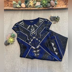 Express Sequin Mini Dress